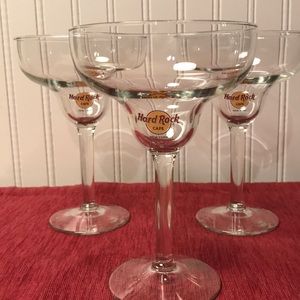 Hard Rock Cafe New York Margarita Glasses